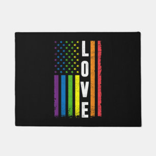 Felpudo Regalos Orgullo Gay Hombres Mujeres LGBT Bandera A