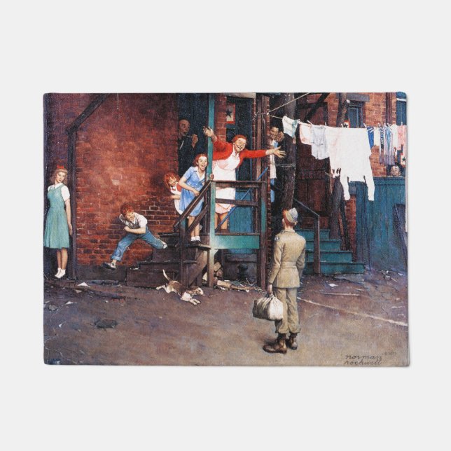 Felpudo Regreso a casa (Anverso)