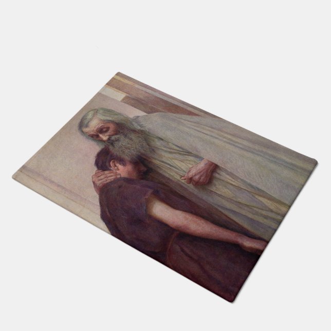 Felpudo Regreso a casa (padre e hijo) (Angular)