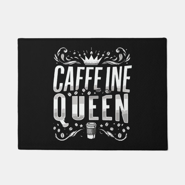 Felpudo reina de la cafeína (Anverso)