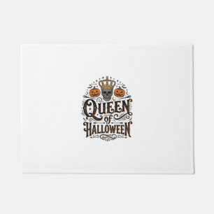 Felpudo Reina de la camisa de calabaza de cráneo vintage d