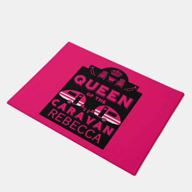 Felpudo Reina de la caravana (Angular)
