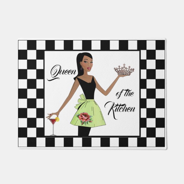 Felpudo "Reina de la cocina" DIVA Doormat (Anverso)