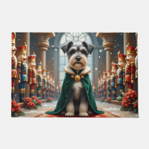 Felpudo Reino de Cascanueces arte de Schnauzer
