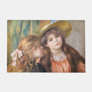 Felpudo Renoir - Retrato de dos niñas pequeñas