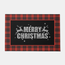 Felpudo Renos navideños en salsa