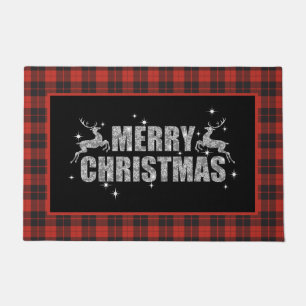 Felpudo Renos navideños en salsa