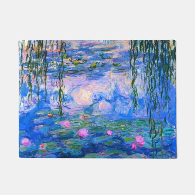Felpudo Restauración de Water Lilies Claude Monet (Anverso)