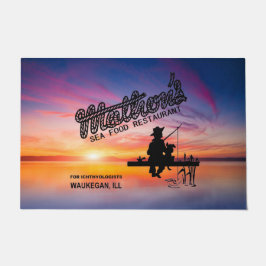 Felpudo Restaurante de comida marina Mathon's, Waukegan, I