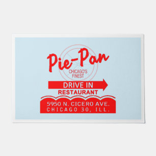 Felpudo Restaurante Pie-Pan Drive-In, Chicago, Illinois