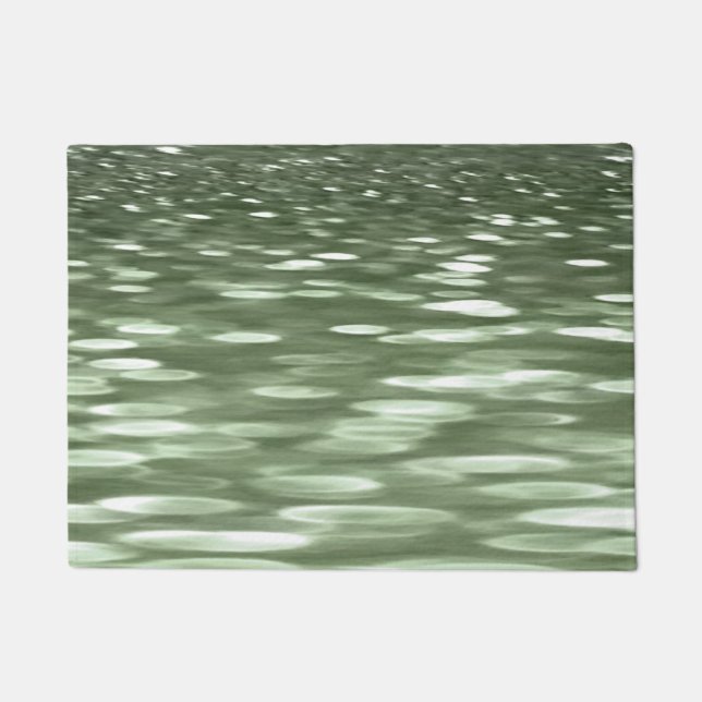 Felpudo Resumen #3: Desenfoque verde oliva (Anverso)