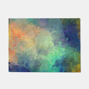 Felpudo Resumen de pintura colorida #5