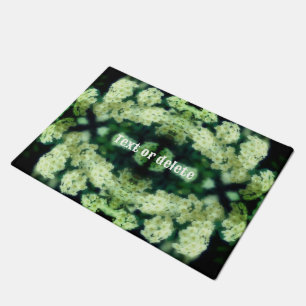 Felpudo Resumen de Rambling Wild White Roses Personalizado