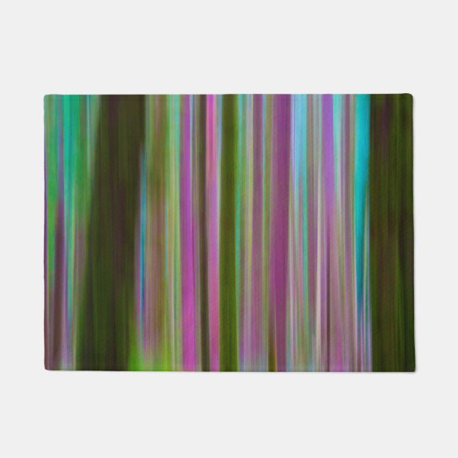 Felpudo Resumen del bosque lluvioso Hoh en Dusk| Washingto (Anverso)