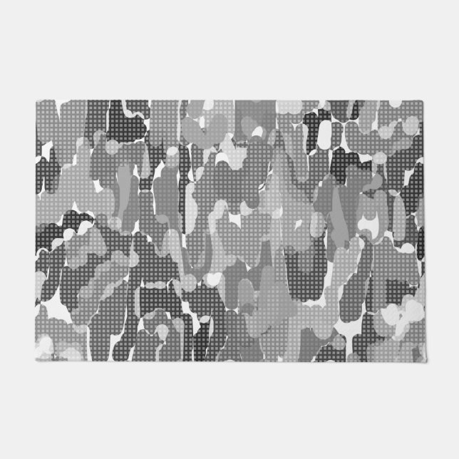 Felpudo Resumen Doormat multicolor brillante (Anverso)