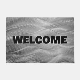 Felpudo Resumen Metalizado cepillado de inicio de sesión d