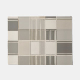 Felpudo "Resumen Minimalista con patrón geométrico