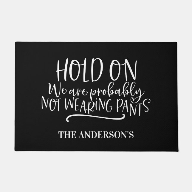 Felpudo Retenir - No usar pantalones (Anverso)