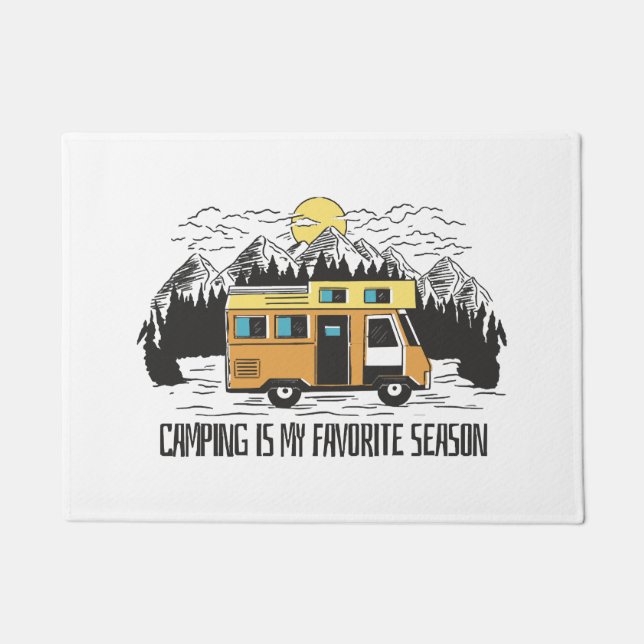 Felpudo Retiro de montaña de Campervan (Anverso)