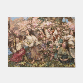 Felpudo Retraso de primavera (por Edward Atkinson Hornel)