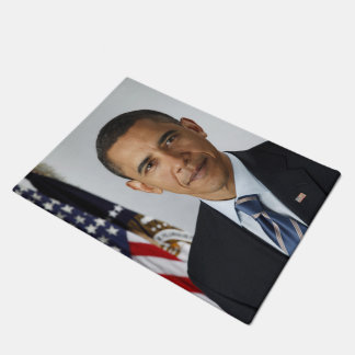 Felpudo Retrato de Barack Obama en la Casa Blanca