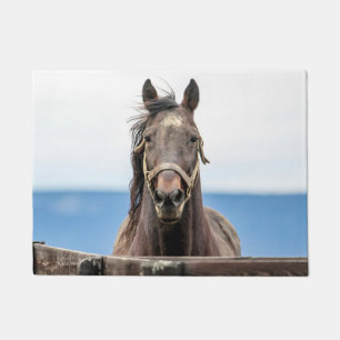 Felpudo Retrato de un caballo