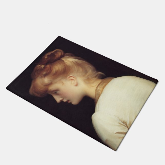 Felpudo Retrato femenino desde atrás (de Frederic Leighton (Angular)