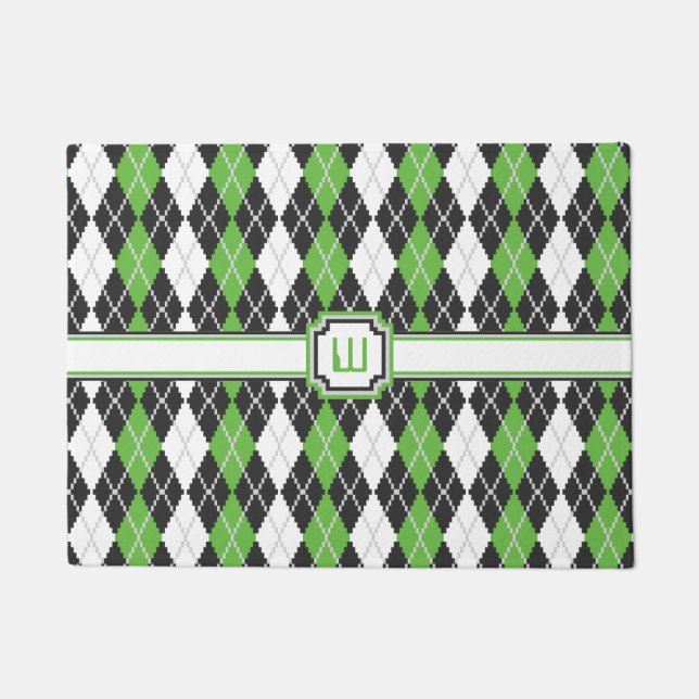 Felpudo Retro Argyle Doormat (Anverso)