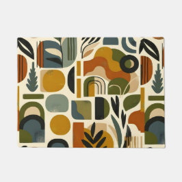 Felpudo Retro Botanica Geometrica