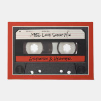 Retro Cinta Cassette Red Black
