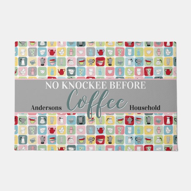 Felpudo Retro Coffee (Anverso)