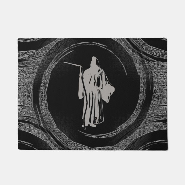 Felpudo Revestimiento gris con azulejos (Anverso)