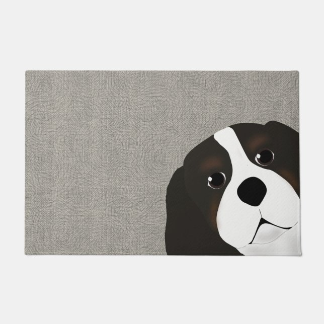 Felpudo Rey Carlos Cavalier español Doormat (Anverso)