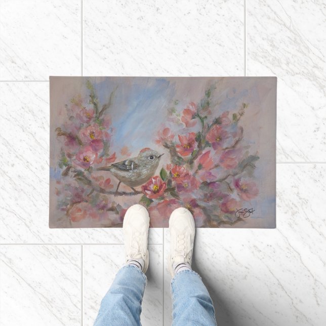 Felpudo Rey Reyezuelo Pájaro (Interior)