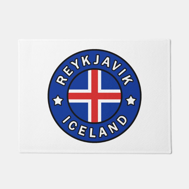 Felpudo Reykjavik Islandia (Anverso)
