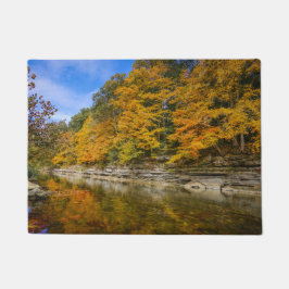 Felpudo Río azul en otoño