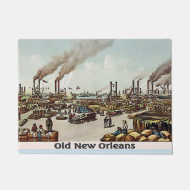 Felpudo Río Old Man, frente de agua de nueva Orleans,