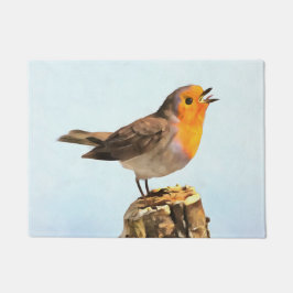 Felpudo Robin cantando