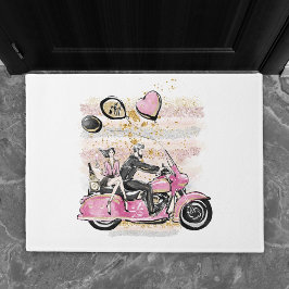 Felpudo Rock My World | Sublimación de motocicletas de par