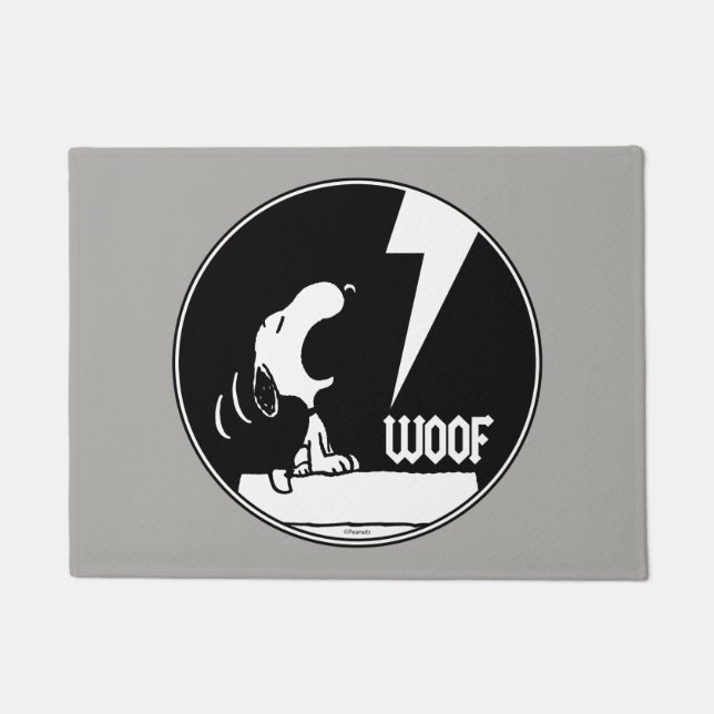Felpudo Rock Tees | Snoopy Howling (Anverso)