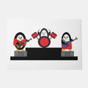 Felpudo Rock y Rollo de la Banda de Música de los Pingüino
