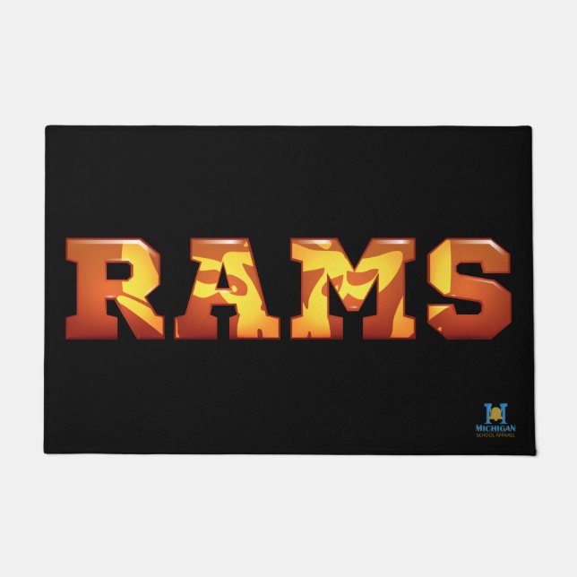 Felpudo Rockford Rams (Anverso)