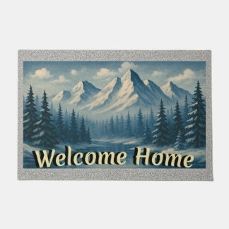 Felpudo “ROCKY MOUNTAIN HOME" Indoor/Outdoor Doormat