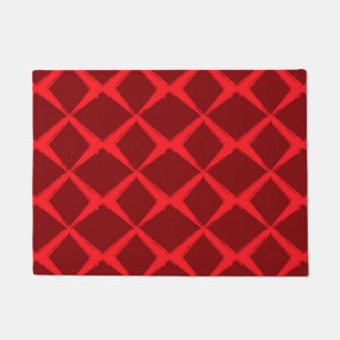 Felpudo Rojo, fresco, moderno, urbano, x pincel de forma t