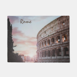 Felpudo Roma Arquitectura antigua, paisaje de ciudad atard