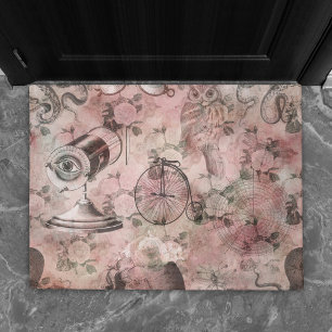 Felpudo Romantic Steampunk   Ephemera de época antigua