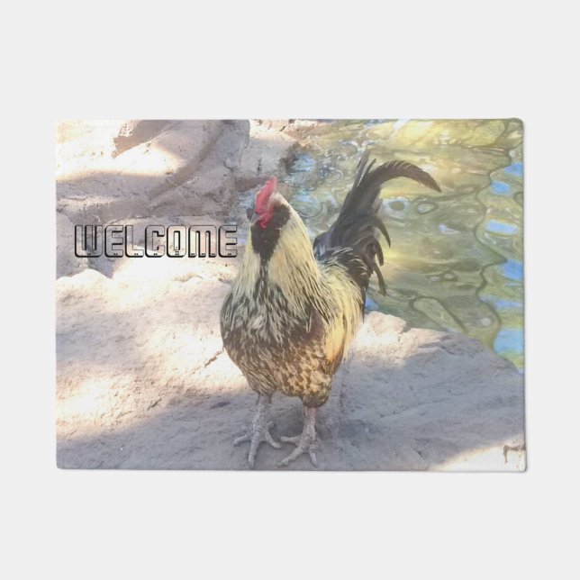 Felpudo Rooster Doormat (Anverso)