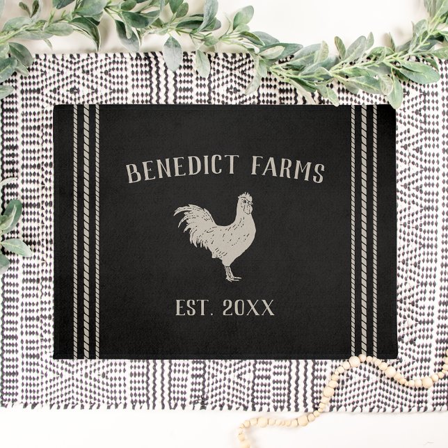 Felpudo Rooster ruso personalizado de granjas (Subido por el creador)