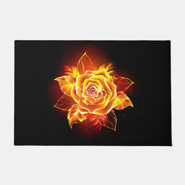 Felpudo Rosa de incendios en auge (Anverso)