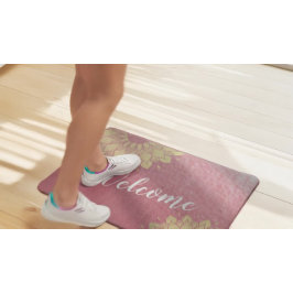 Felpudo Rosa del instructor de mediación de yoga Mandala L